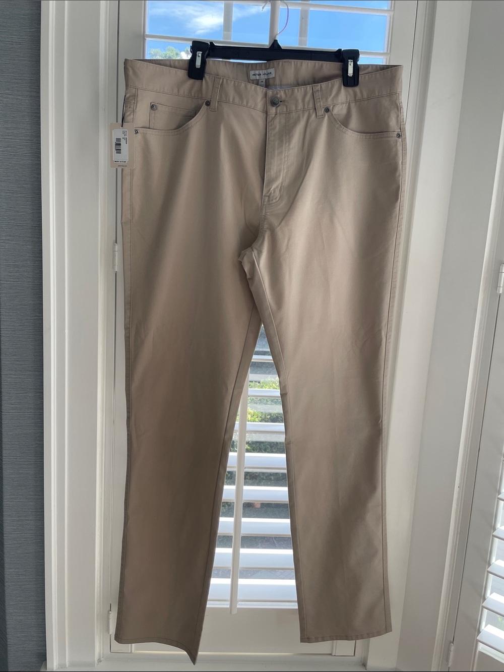 Peter Millar Khaki Straight-Leg Chinos - Tan